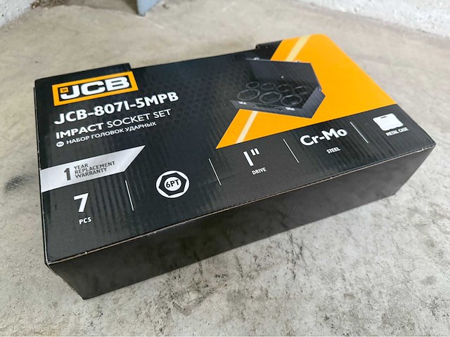 Jcb 6-kant krachtdoppen set 46 - 75 mm - afbeelding 5 van  8