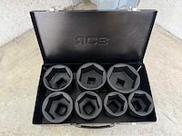 Jcb 6-kant krachtdoppen set 46 - 75 mm - afbeelding 5 van  8