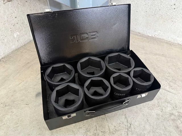 Jcb 6-kant krachtdoppen set 46 - 75 mm - afbeelding 6 van  8