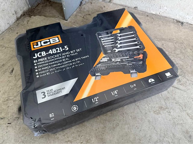 Jcb 82-delige gereedschapset - afbeelding 2 van  2