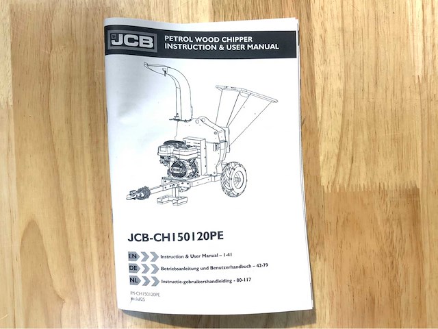 Jcb ch150120pe houthakselaar - versnippercapaciteit 120 mm - 15pk - 2026 - afbeelding 10 van  48