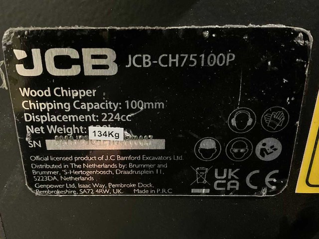 Jcb ch75100p professionele houthakselaar - afbeelding 11 van  13