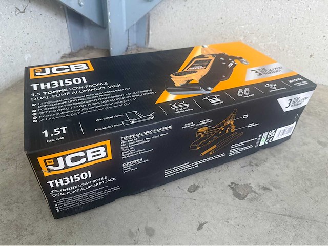 Jcb garagekrik 1,5 ton - afbeelding 2 van  10