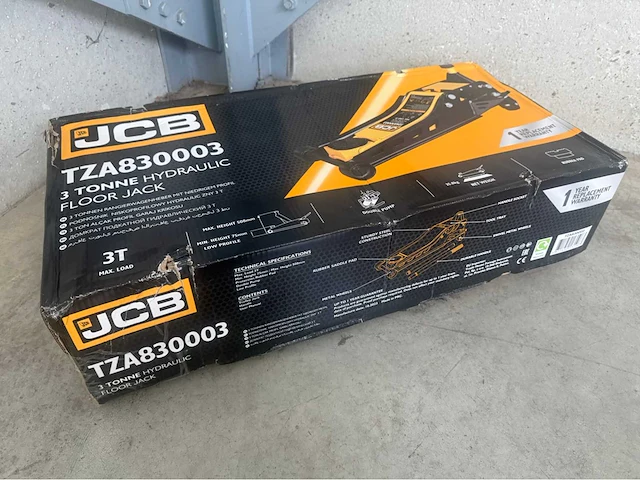 Jcb garagekrik 3 ton (extra laag) - afbeelding 2 van  10
