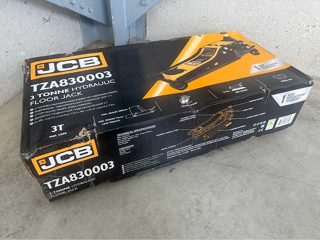 Jcb garagekrik 3 ton (extra laag) - afbeelding 2 van  10