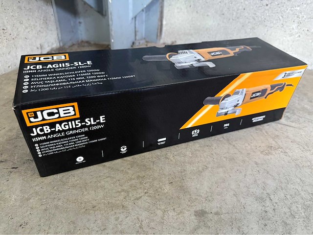 Jcb haakse slijpmachine 1200 watt - afbeelding 9 van  9