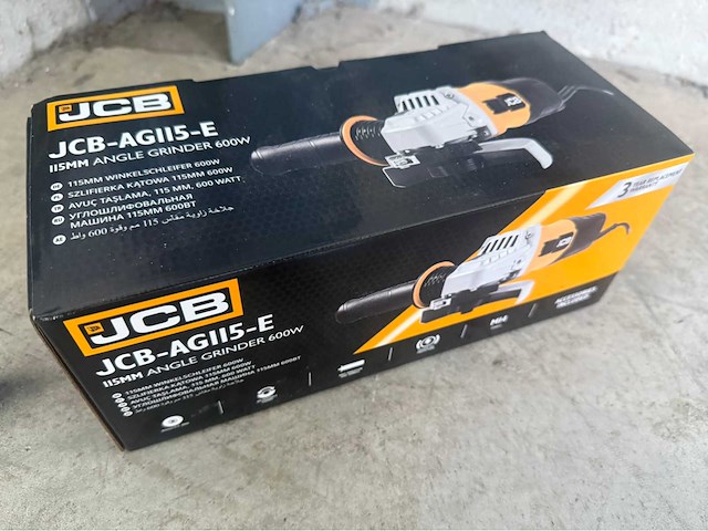 Jcb haakse slijpmachine 600 watt - afbeelding 1 van  8