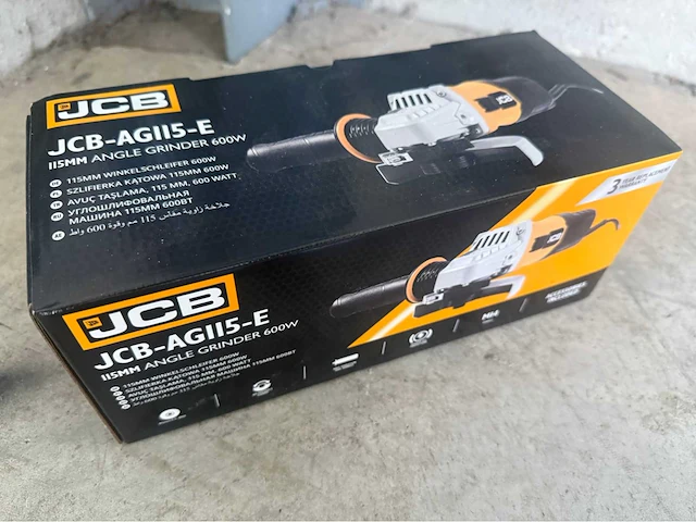 Jcb haakse slijpmachine 600 watt - afbeelding 2 van  10