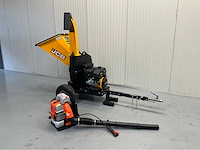 Jcb houthakselaar ch150120pe - 120 mm en bladblazer daewoo 2,2kw - afbeelding 63 van  64