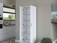Je110 - 2945 multifunctionele kast | 100% melamine | wit - afbeelding 2 van  8