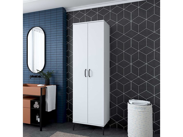 Je110 - 2945 multifunctionele kast | 100% melamine | wit - afbeelding 3 van  8