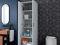 Je110 - 2945 multifunctionele kast | 100% melamine | wit - afbeelding 4 van  8