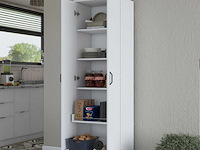 Je110 - 2945 multifunctionele kast | 100% melamine | wit - afbeelding 7 van  8