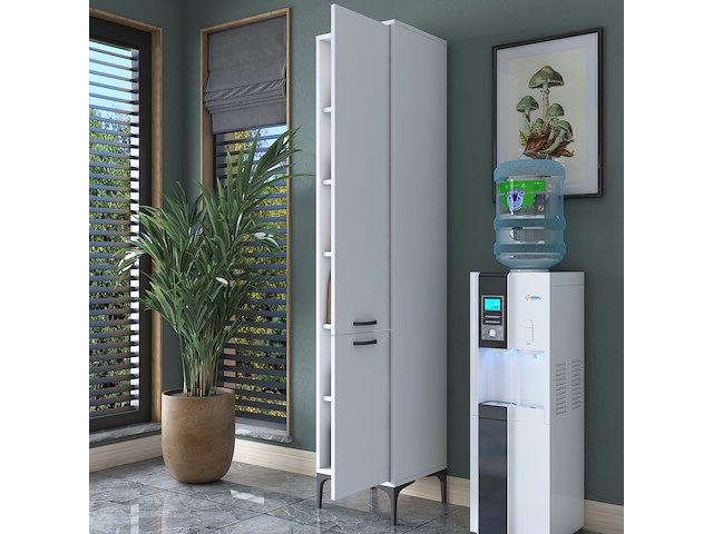Je111 - 2949 multifunctionele kast | 100% melamine | wit - afbeelding 1 van  7
