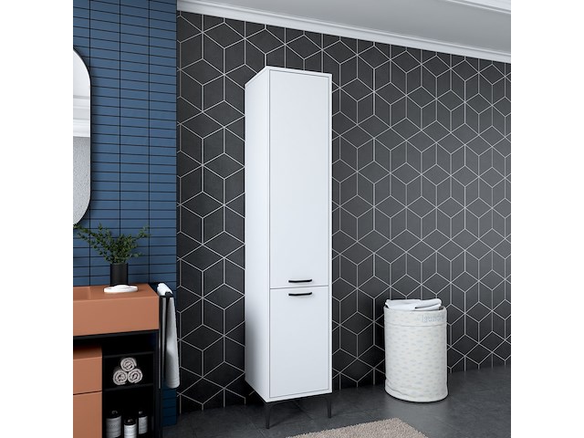 Je111 - 2949 multifunctionele kast | 100% melamine | wit - afbeelding 4 van  7