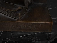 Jean-baptiste germain (1841-1910), the forger, patinated bronze on a solomonic column the bronze 58 cm. (22.82 in.), with column: 164 cm. (64.56 in.) - afbeelding 2 van  16
