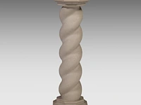 Jean-baptiste germain (1841-1910), the forger, patinated bronze on a solomonic column the bronze 58 cm. (22.82 in.), with column: 164 cm. (64.56 in.) - afbeelding 6 van  16
