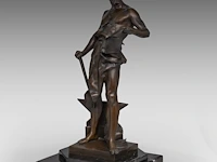 Jean-baptiste germain (1841-1910), the forger, patinated bronze on a solomonic column the bronze 58 cm. (22.82 in.), with column: 164 cm. (64.56 in.) - afbeelding 10 van  16