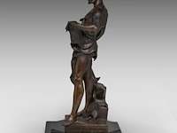 Jean-baptiste germain (1841-1910), the forger, patinated bronze on a solomonic column the bronze 58 cm. (22.82 in.), with column: 164 cm. (64.56 in.) - afbeelding 11 van  16