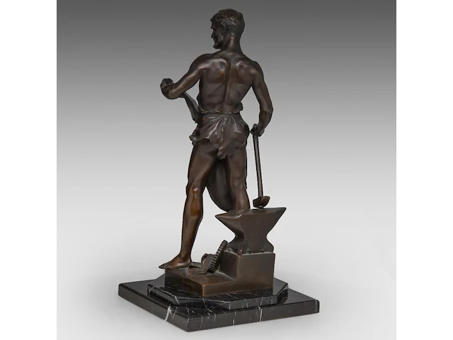 Jean-baptiste germain (1841-1910), the forger, patinated bronze on a solomonic column the bronze 58 cm. (22.82 in.), with column: 164 cm. (64.56 in.) - afbeelding 12 van  16