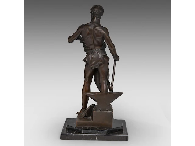 Jean-baptiste germain (1841-1910), the forger, patinated bronze on a solomonic column the bronze 58 cm. (22.82 in.), with column: 164 cm. (64.56 in.) - afbeelding 13 van  16