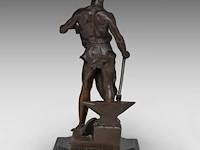 Jean-baptiste germain (1841-1910), the forger, patinated bronze on a solomonic column the bronze 58 cm. (22.82 in.), with column: 164 cm. (64.56 in.) - afbeelding 13 van  16