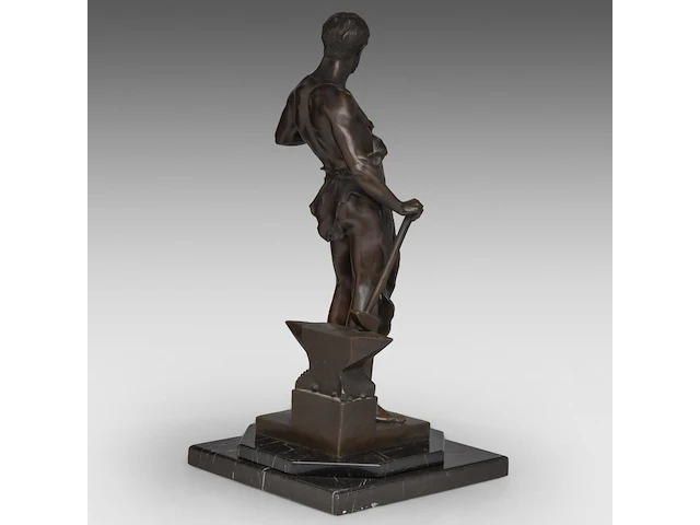 Jean-baptiste germain (1841-1910), the forger, patinated bronze on a solomonic column the bronze 58 cm. (22.82 in.), with column: 164 cm. (64.56 in.) - afbeelding 14 van  16