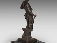 Jean-baptiste germain (1841-1910), the forger, patinated bronze on a solomonic column the bronze 58 cm. (22.82 in.), with column: 164 cm. (64.56 in.) - afbeelding 14 van  16