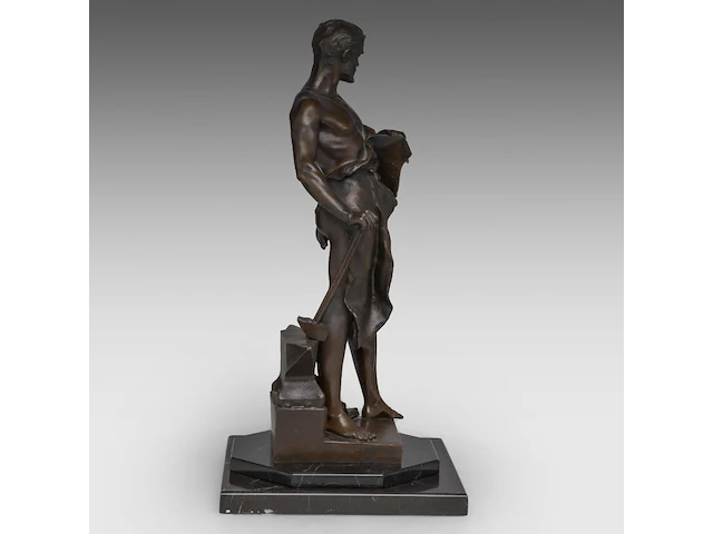 Jean-baptiste germain (1841-1910), the forger, patinated bronze on a solomonic column the bronze 58 cm. (22.82 in.), with column: 164 cm. (64.56 in.) - afbeelding 15 van  16