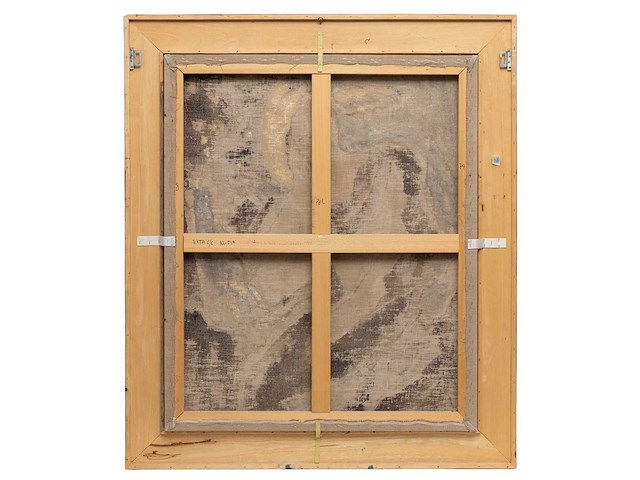 Jean bilquin - denker - mixed media op doek - 146x120 cm - afbeelding 4 van  6