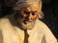 Jean joseph delvin (1853-1922), portrait of a reading monk, oil on canvas 115 x 90 cm. (45.28 x 35.42 in.), frame: 148 x 123 cm. (58.27 x 48.42 in.) - afbeelding 5 van  6