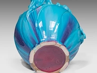 Jean massier (1877-1937), a turquoise-glazed ceramic jardinière on stand, total h: 128 cm - afbeelding 3 van  12