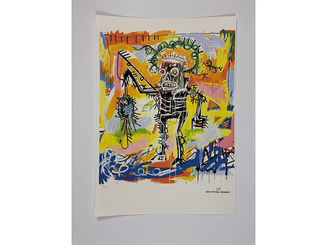 Jean-michel basquiat - gelimiteerde editie - afbeelding 1 van  1