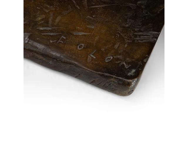 Jean-michel folon (1934-2005), 'homme' (2004), patinated bronze, artist proof, n° 6/20 (+) 50 x 20 x 15 cm. (19.67 x 7.87 x 5.91 in.) - afbeelding 5 van  22