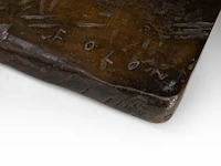 Jean-michel folon (1934-2005), 'homme' (2004), patinated bronze, artist proof, n° 6/20 (+) 50 x 20 x 15 cm. (19.67 x 7.87 x 5.91 in.) - afbeelding 5 van  22