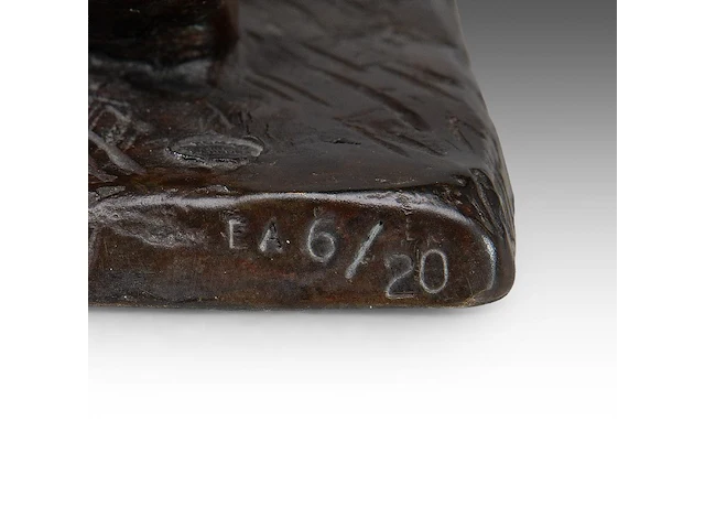 Jean-michel folon (1934-2005), 'homme' (2004), patinated bronze, artist proof, n° 6/20 (+) 50 x 20 x 15 cm. (19.67 x 7.87 x 5.91 in.) - afbeelding 6 van  22