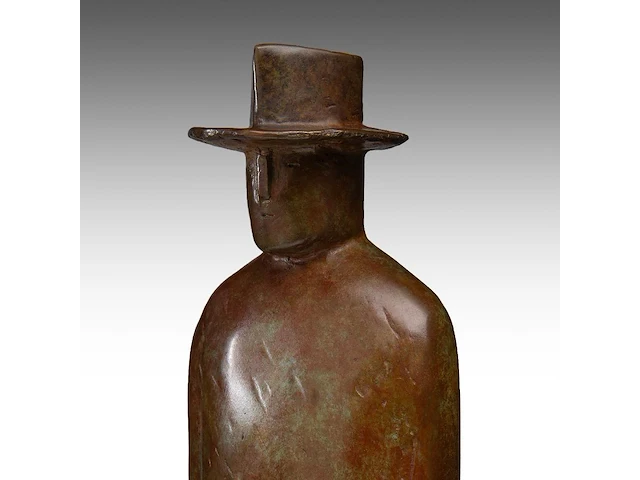 Jean-michel folon (1934-2005), 'homme' (2004), patinated bronze, artist proof, n° 6/20 (+) 50 x 20 x 15 cm. (19.67 x 7.87 x 5.91 in.) - afbeelding 9 van  22