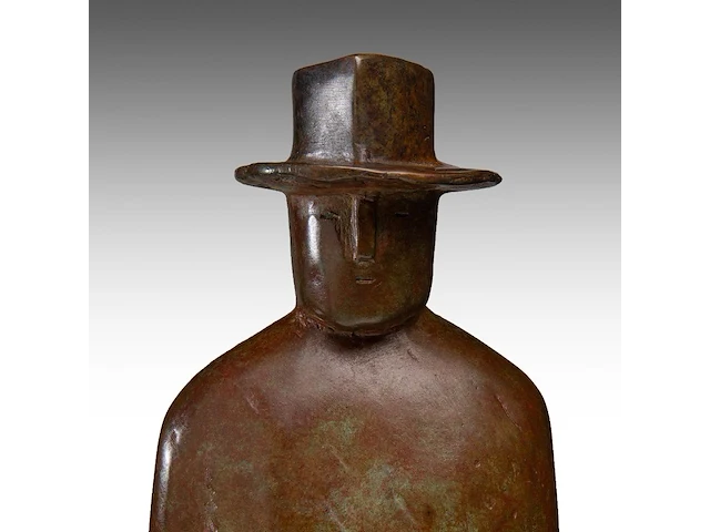 Jean-michel folon (1934-2005), 'homme' (2004), patinated bronze, artist proof, n° 6/20 (+) 50 x 20 x 15 cm. (19.67 x 7.87 x 5.91 in.) - afbeelding 10 van  22