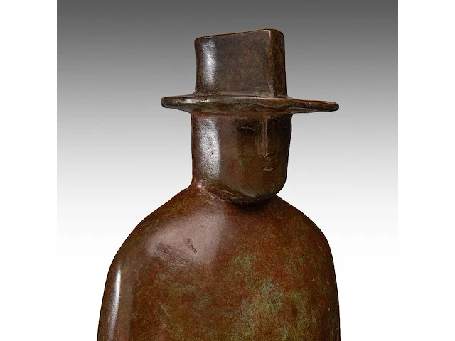 Jean-michel folon (1934-2005), 'homme' (2004), patinated bronze, artist proof, n° 6/20 (+) 50 x 20 x 15 cm. (19.67 x 7.87 x 5.91 in.) - afbeelding 11 van  22