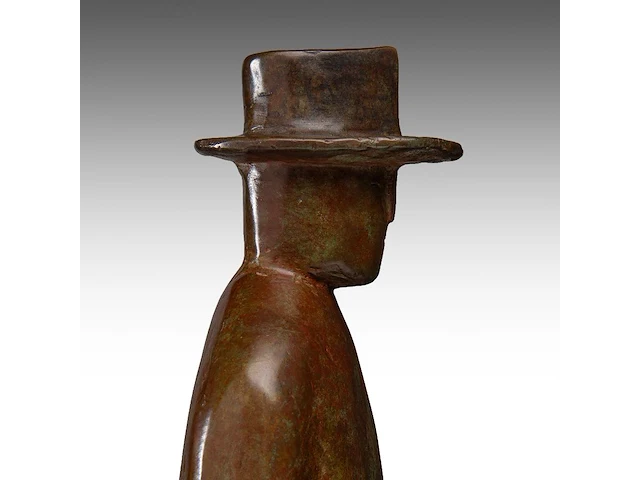 Jean-michel folon (1934-2005), 'homme' (2004), patinated bronze, artist proof, n° 6/20 (+) 50 x 20 x 15 cm. (19.67 x 7.87 x 5.91 in.) - afbeelding 13 van  22