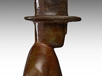 Jean-michel folon (1934-2005), 'homme' (2004), patinated bronze, artist proof, n° 6/20 (+) 50 x 20 x 15 cm. (19.67 x 7.87 x 5.91 in.) - afbeelding 13 van  22