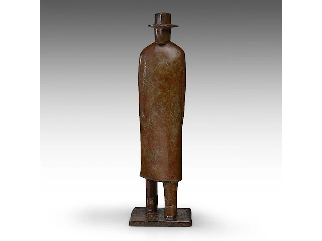 Jean-michel folon (1934-2005), 'homme' (2004), patinated bronze, artist proof, n° 6/20 (+) 50 x 20 x 15 cm. (19.67 x 7.87 x 5.91 in.) - afbeelding 16 van  22