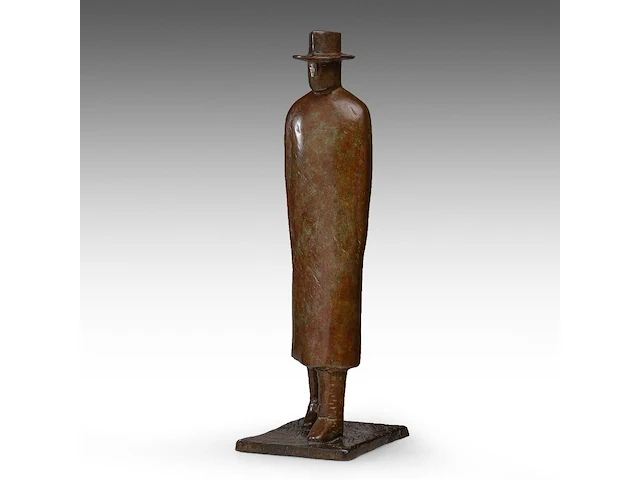 Jean-michel folon (1934-2005), 'homme' (2004), patinated bronze, artist proof, n° 6/20 (+) 50 x 20 x 15 cm. (19.67 x 7.87 x 5.91 in.) - afbeelding 18 van  22