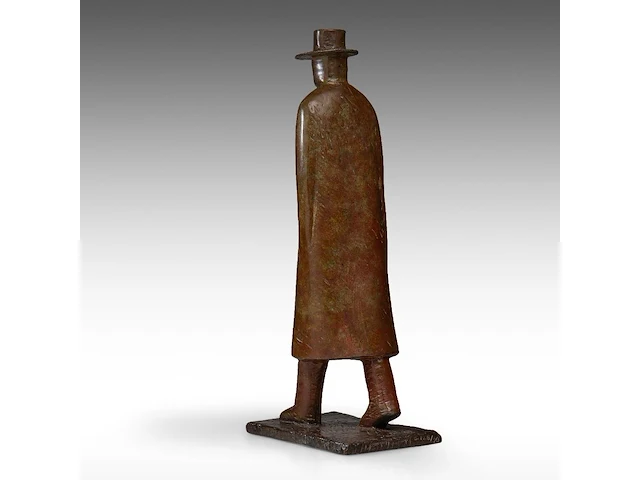 Jean-michel folon (1934-2005), 'homme' (2004), patinated bronze, artist proof, n° 6/20 (+) 50 x 20 x 15 cm. (19.67 x 7.87 x 5.91 in.) - afbeelding 20 van  22
