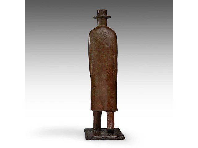 Jean-michel folon (1934-2005), 'homme' (2004), patinated bronze, artist proof, n° 6/20 (+) 50 x 20 x 15 cm. (19.67 x 7.87 x 5.91 in.) - afbeelding 21 van  22