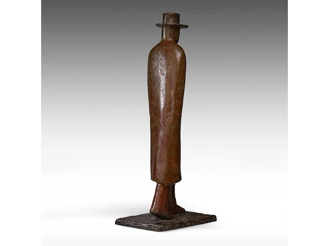 Jean-michel folon (1934-2005), 'homme' (2004), patinated bronze, artist proof, n° 6/20 (+) 50 x 20 x 15 cm. (19.67 x 7.87 x 5.91 in.) - afbeelding 22 van  22