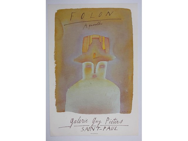 Jean-michel folon - afbeelding 1 van  1