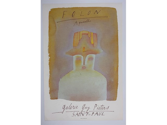 Jean-michel folon - afbeelding 1 van  1