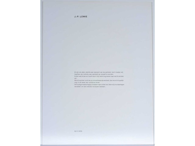 Jean-pierre lowie - zeefdruk - afbeelding 6 van  6