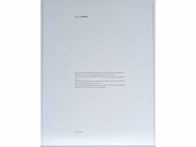 Jean-pierre lowie - zeefdruk - afbeelding 7 van  7